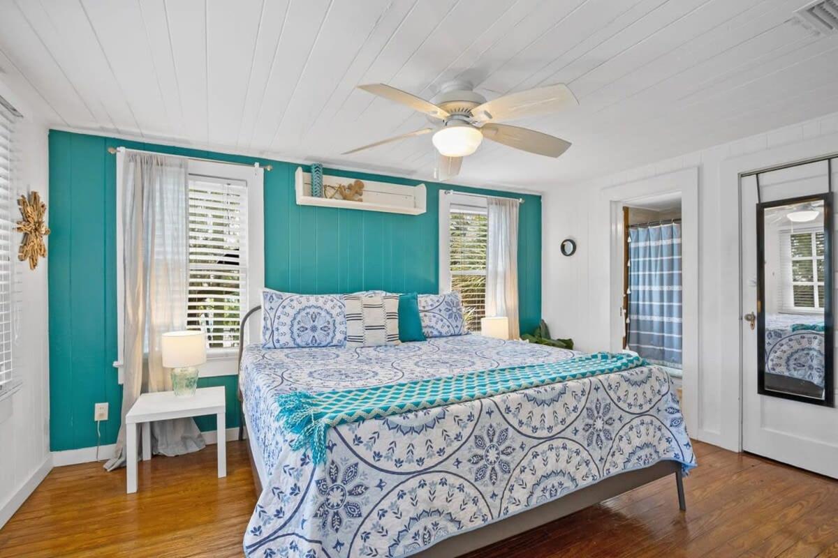 Marvelous Mermaid Bungalow, Dog-Friendly Upstairs Apt In Prime Vilano Beach Saint Augustine Eksteriør billede