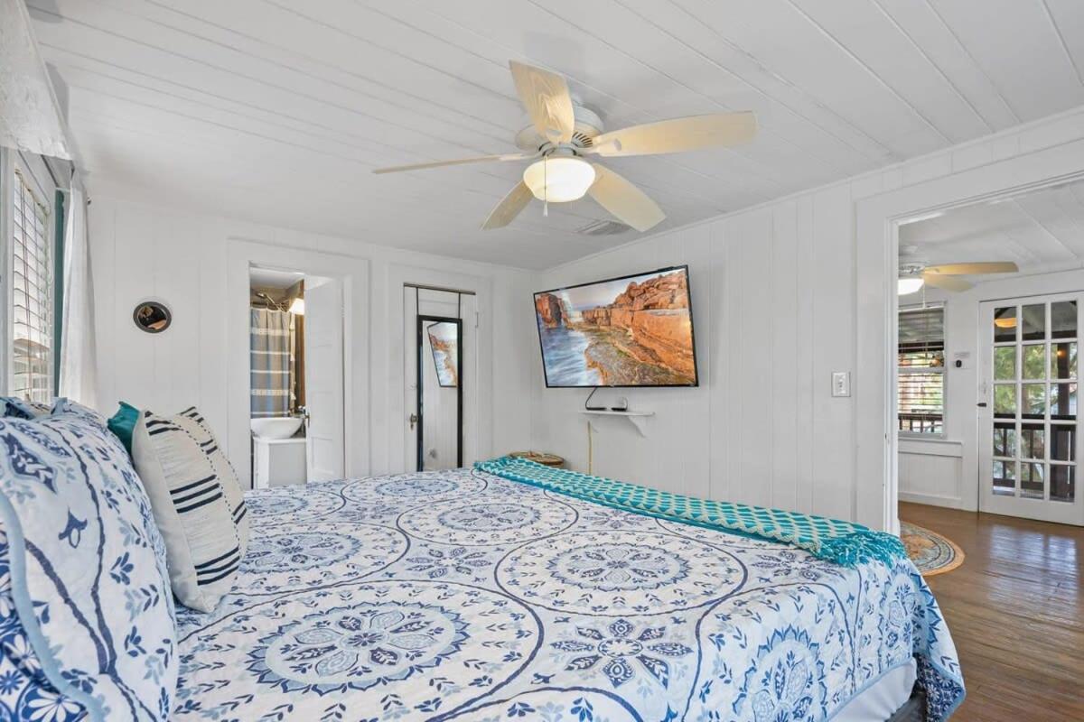 Marvelous Mermaid Bungalow, Dog-Friendly Upstairs Apt In Prime Vilano Beach Saint Augustine Eksteriør billede